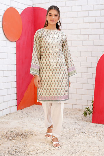 Zellbury Wafer Brown Eid Lawn 2022 Online Shopping
